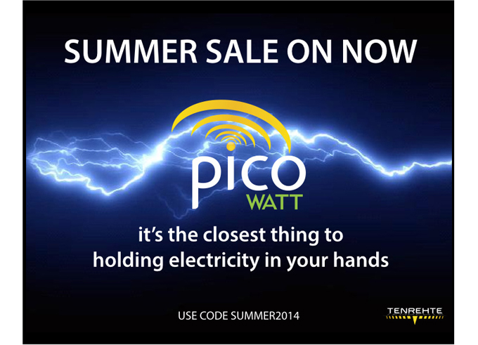 Tenrehte PICOwatt&reg; Smart Plug Summer 2014 Sale